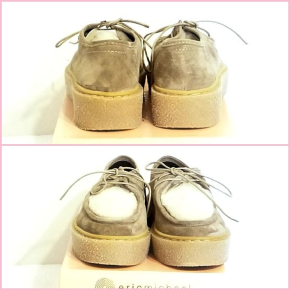 🆕️ Eric Michael Joni Beige Oxfords Size 38 - Picture 3 of 8